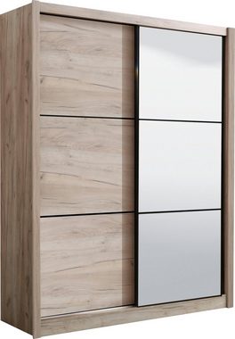 INOSIGN Schwebetürenschrank Navara mit Spiegel und zusätzlichen Einlegeböden