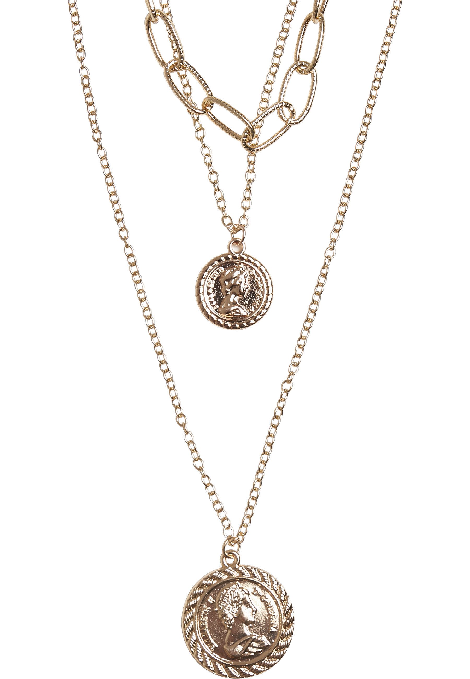 URBAN CLASSICS Edelstahlkette Urban Classics Unisex Patricia Layering Neckl günstig online kaufen