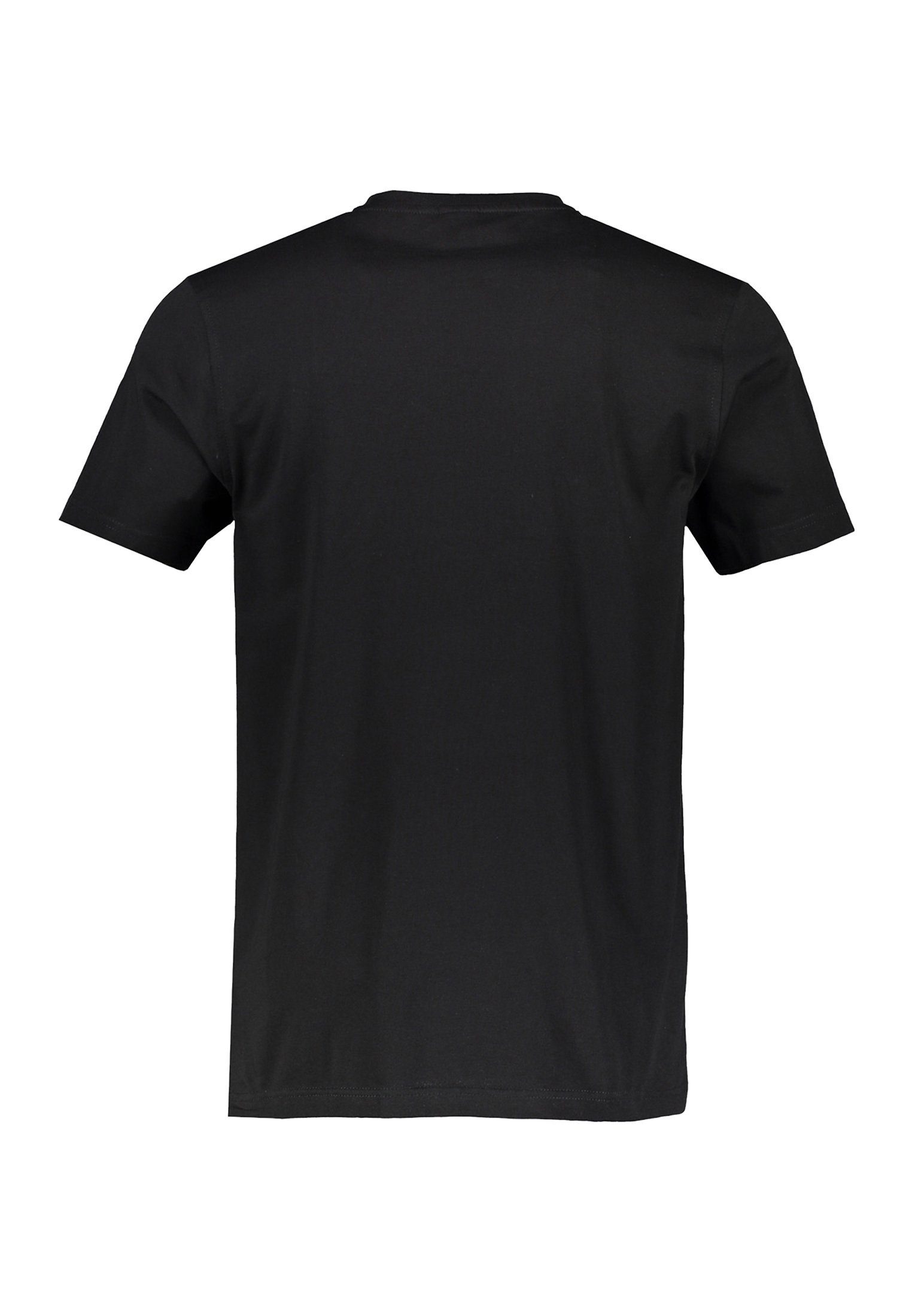 BLACK in Baumwollqualität T-Shirt LERROS Rundhals Premium T-Shirt LERROS Doppelpack