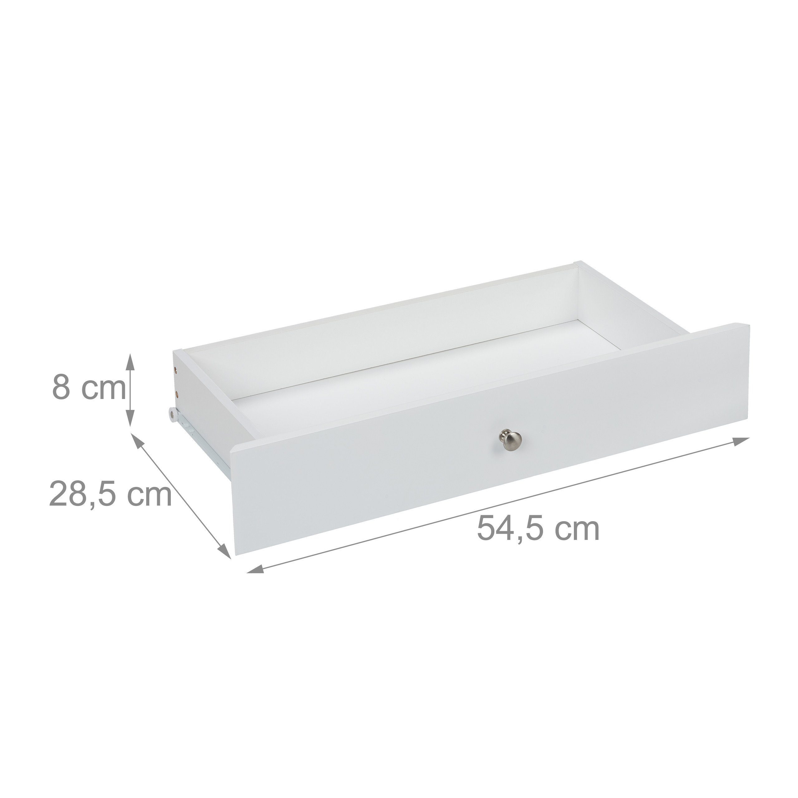 relaxdays Eckschreibtisch Weißer Eckschreibtisch