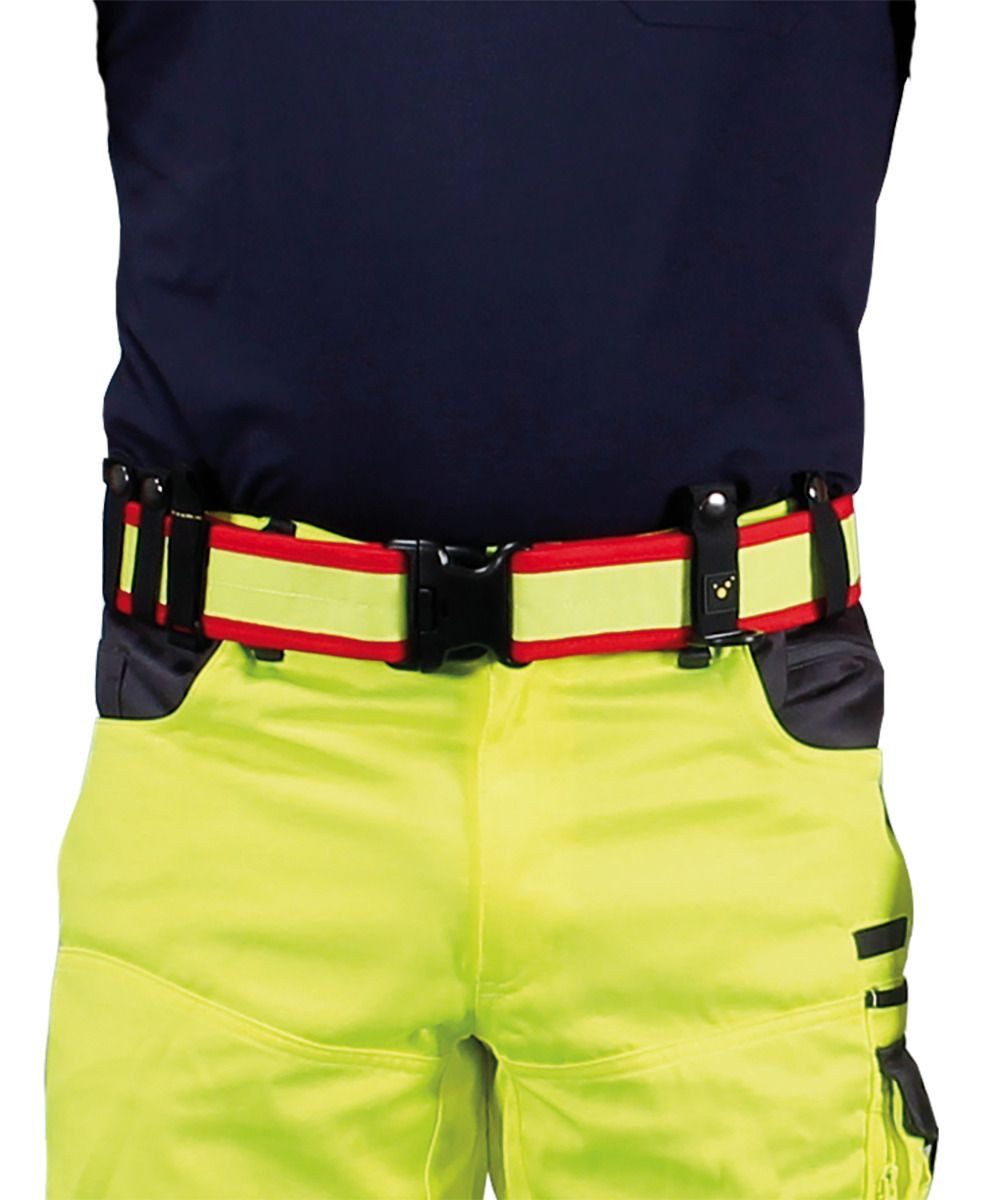 tee-uu Koppelgürtel Tee-uu RED Rettungsdienst-Koppel Größe XL 115 - 135cm (Komplettset, 1-St., Rettungsdienstgürtel) Unter-, Obergürtel, 4 Beltkeeper & GLOVE-FIX