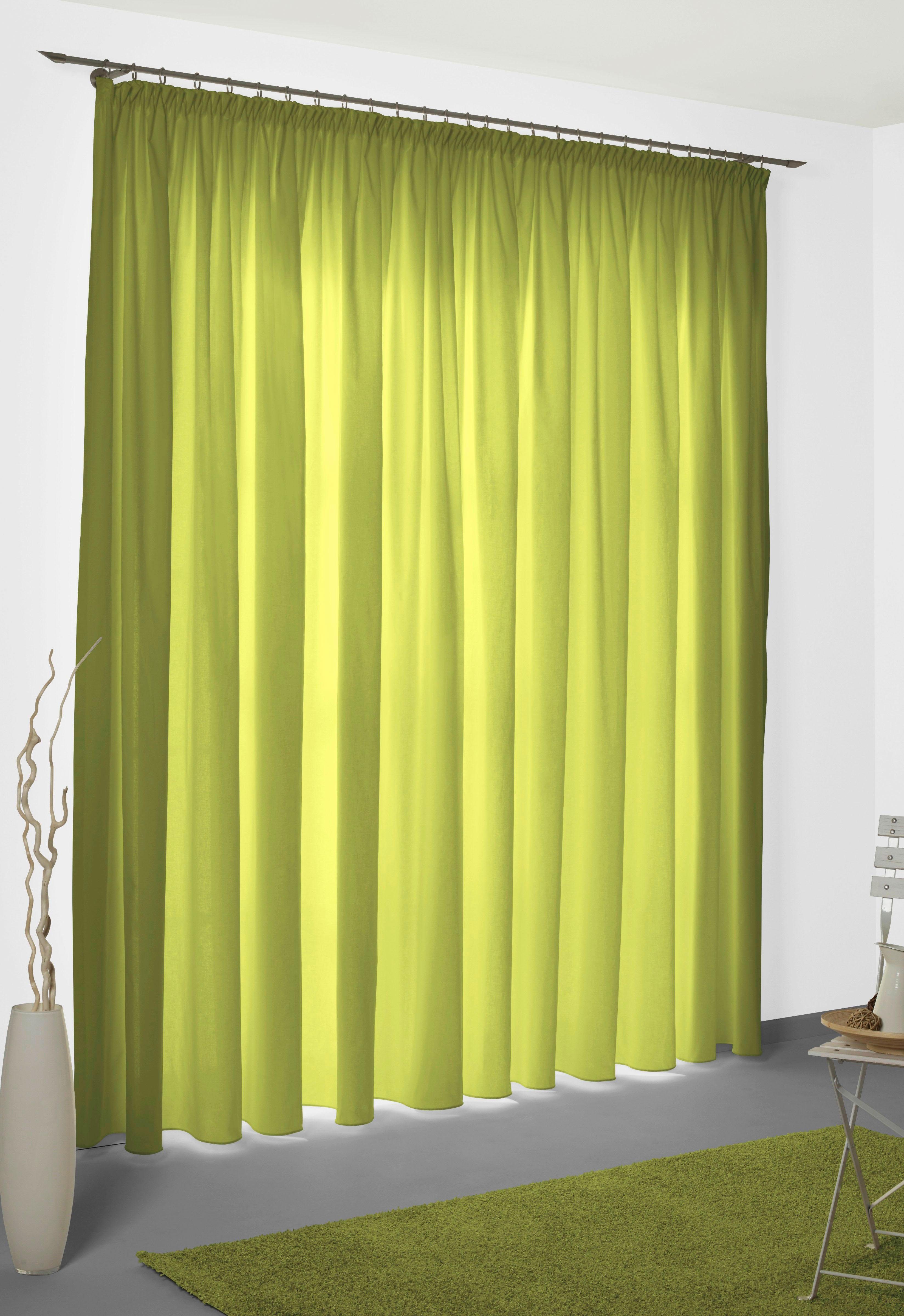 grün St), Jacquard blickdicht, Kräuselband Vorhang (1 Wirth, Newbury,