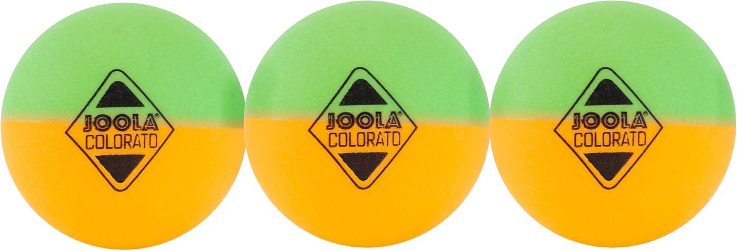 Joola Tischtennisball Tischtennis Ballset Colorato mit 12 bunten Bällen, Tischtennis Bälle Tischtennisball Ball Balls