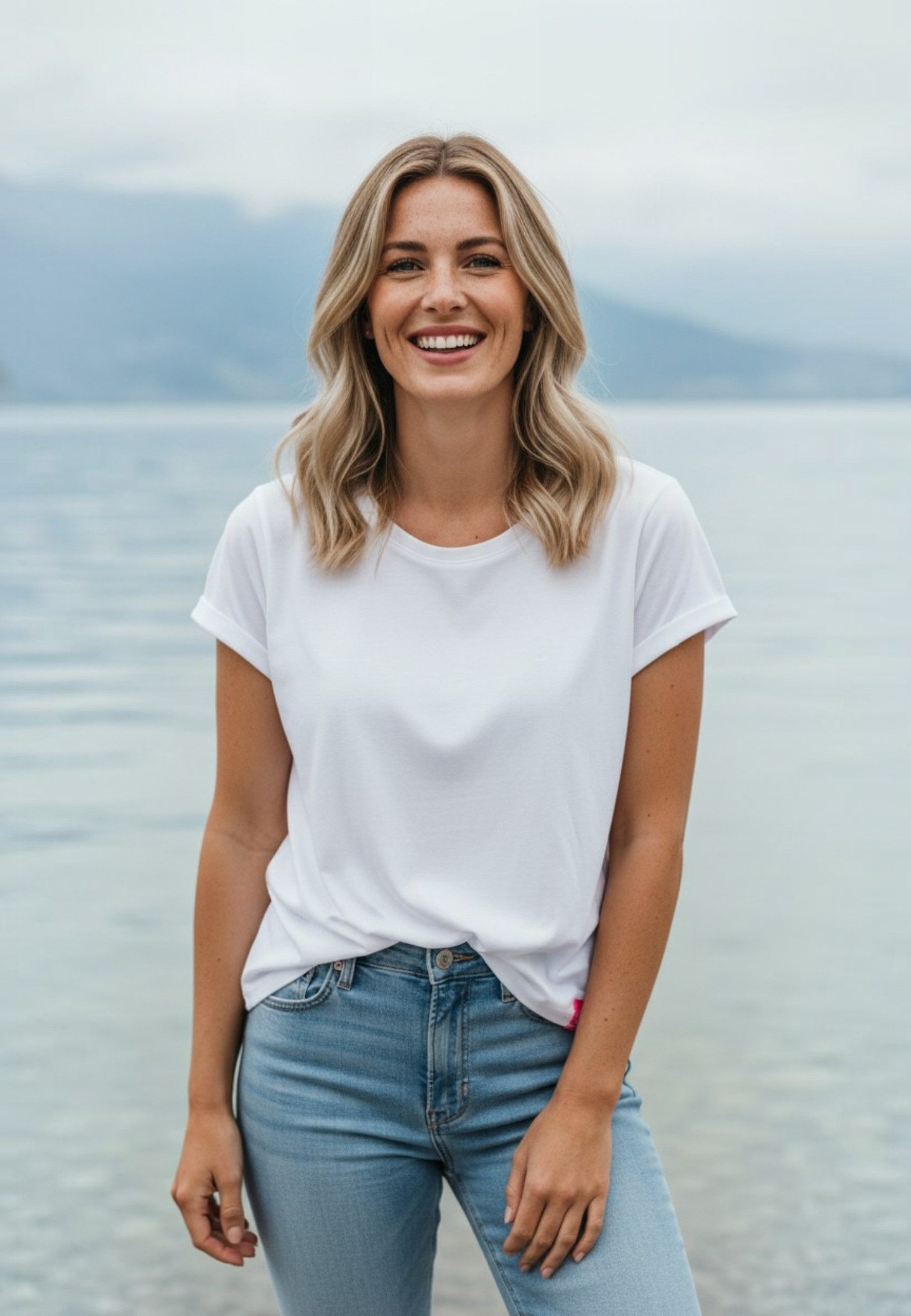 salzhaut T-Shirt SÖMMER Damen Relaxed-Fit salzhaut T-Shirt – bequeme Qualität und nordisch klares Design