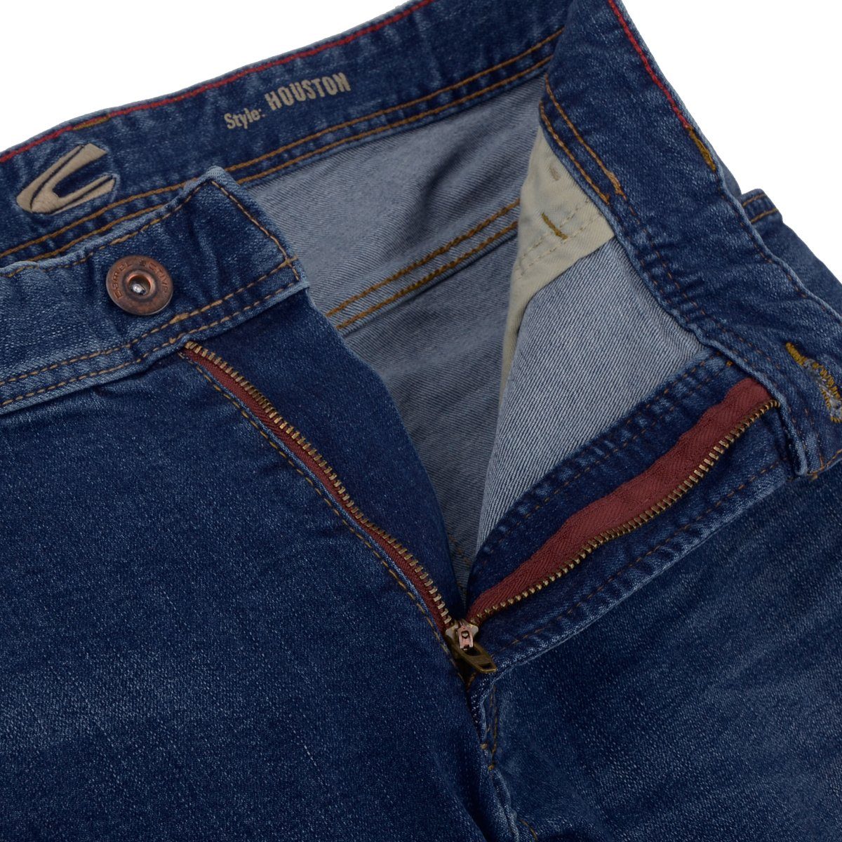 camel active Stretch-Jeans Camel Active Stretchjeans Houston dunkelblau use günstig online kaufen