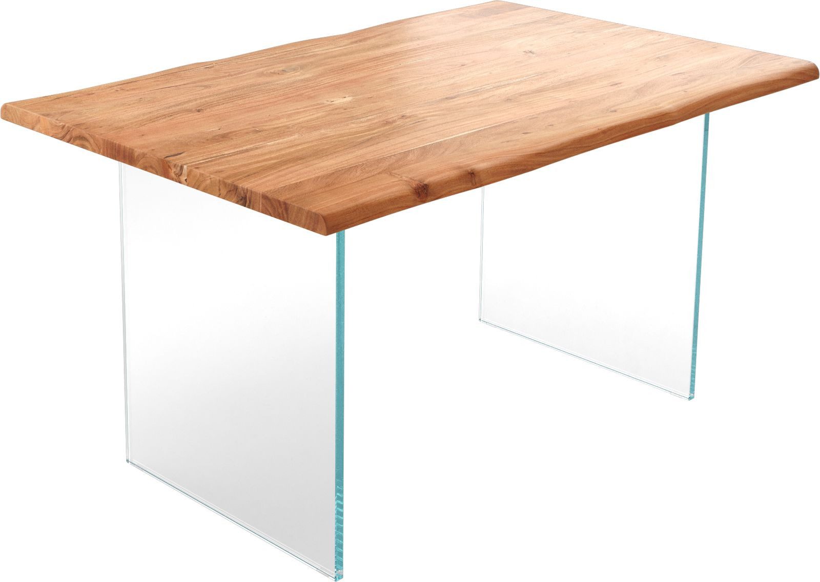 DELIFE Esstisch Edge, Akazie Natur 140x90 günstig online kaufen