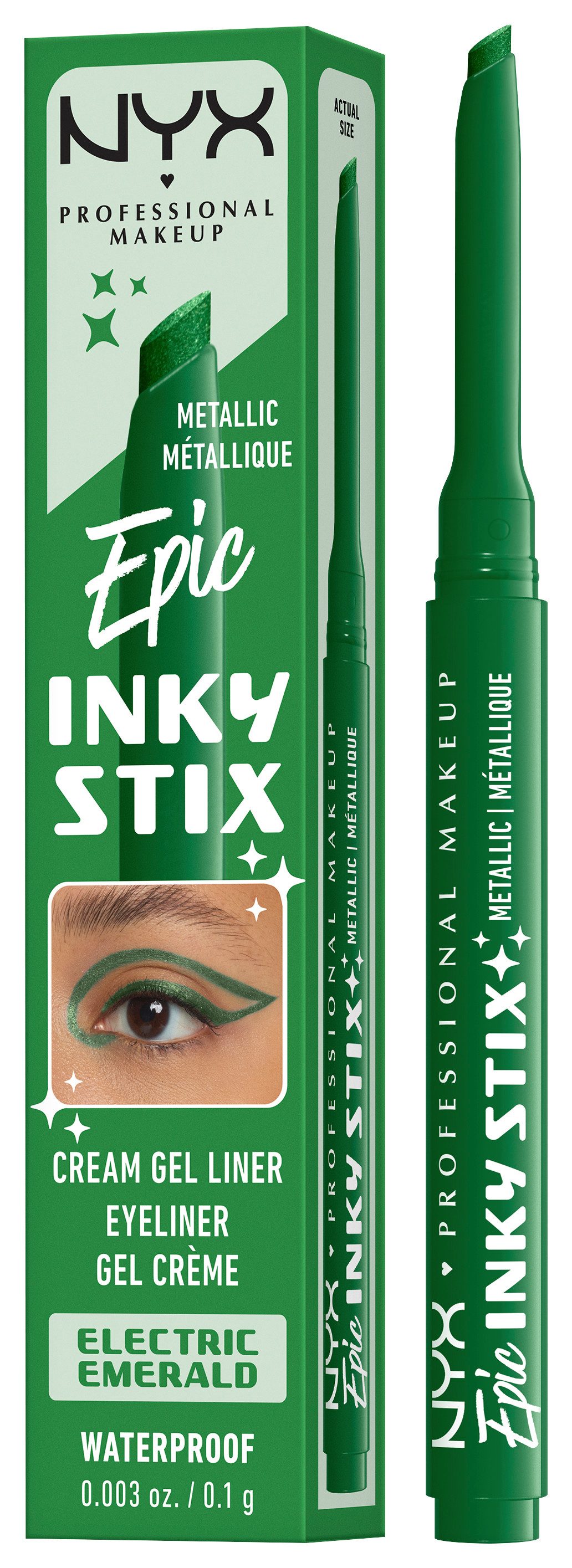NYX Eyeliner NYX Professional Makeup Epic Inky Stix Cream Gel Eyeliner