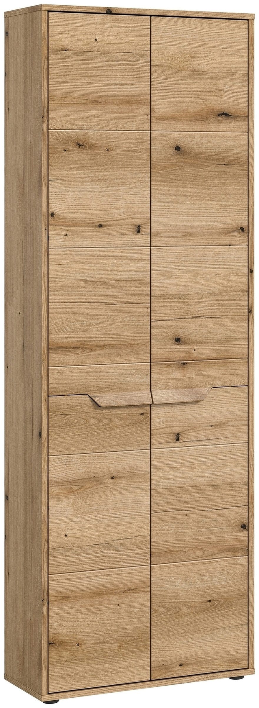 freiraum Hochschrank Zeno in Evoke Oak, Spannplatte/MDF - 64x189x32cm (BxHxT)
