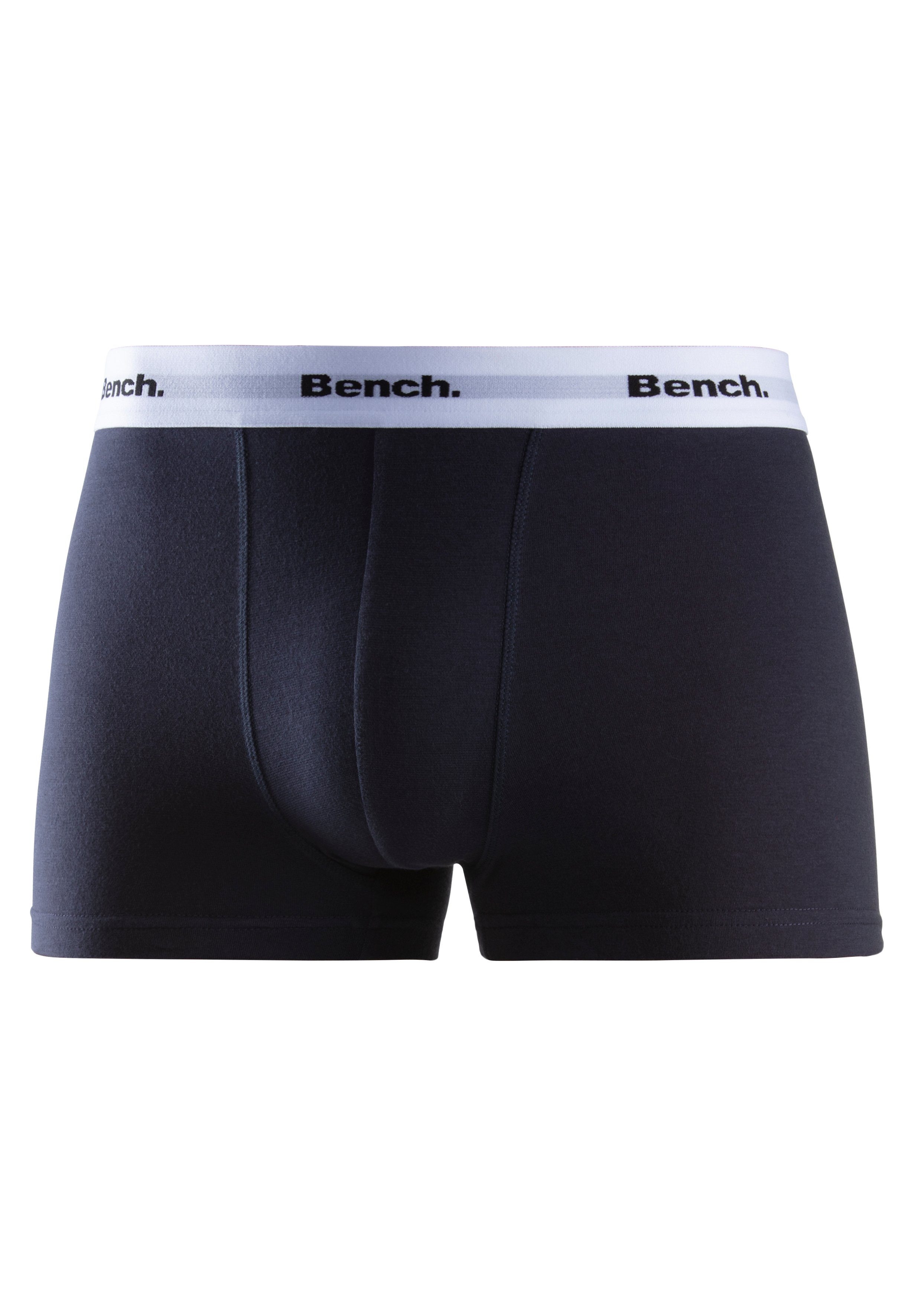 Bench. Boxer petrol, kontrastfarbigem (Packung, bordeaux, navy, mit 4-St) Bund anthrazit