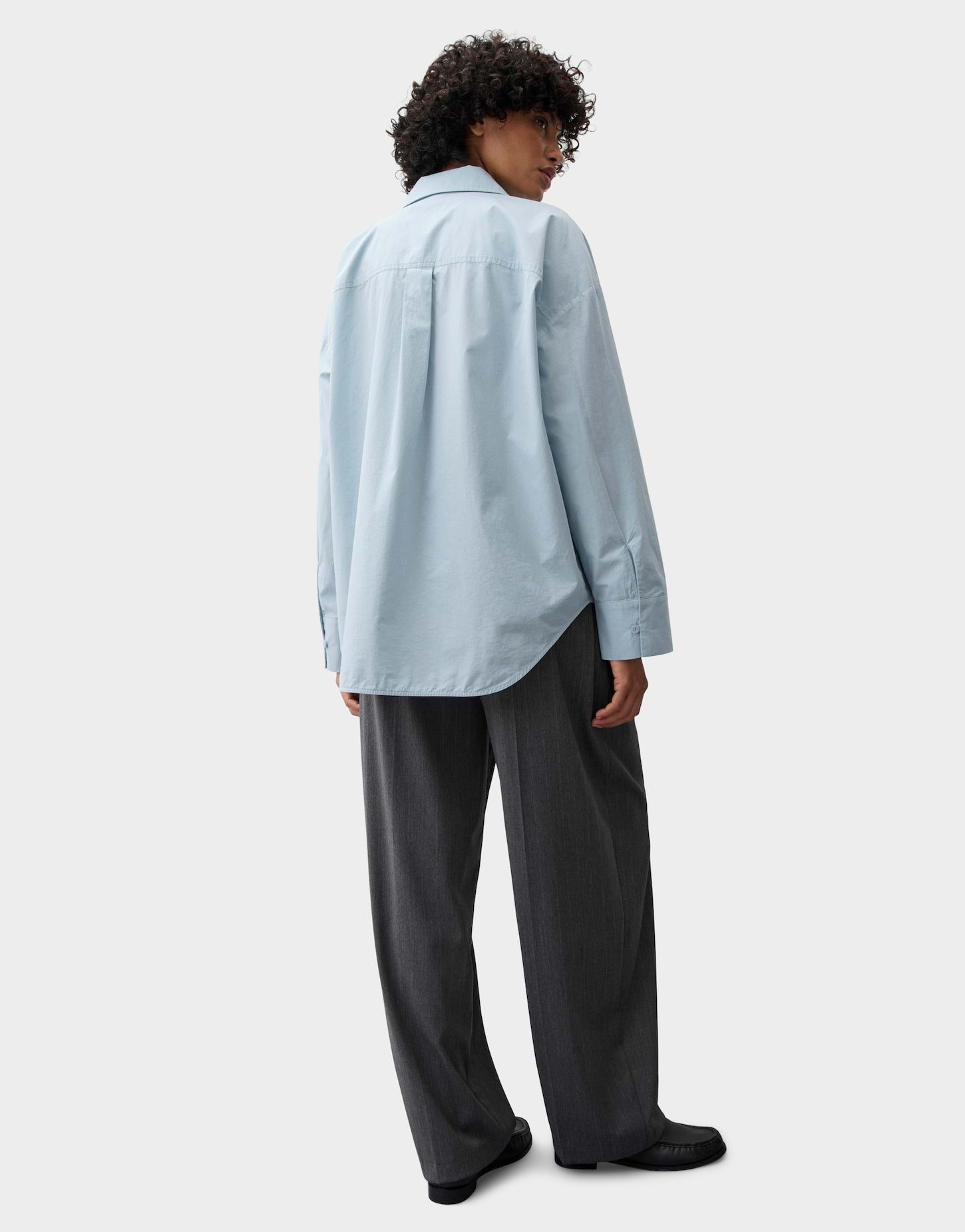 OPUS PANTS Hemdbluse Hemdbluse aus nachhaltigem BCI Cotton Loose Fit