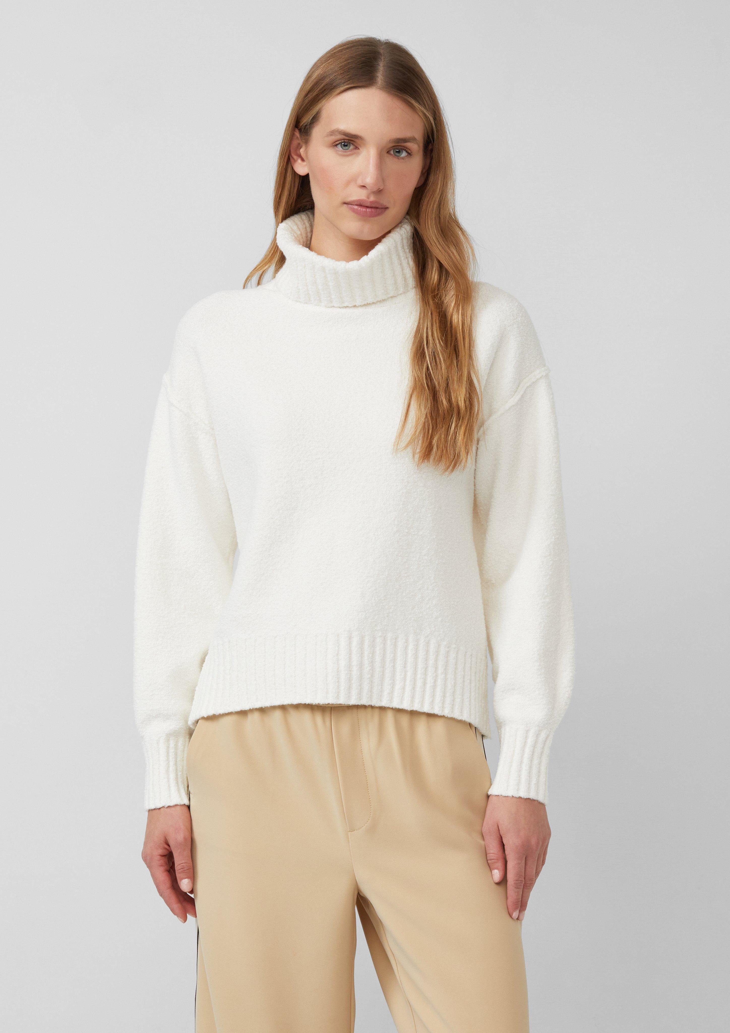 s.Oliver Strickpullover Kuscheliger Strickpullover mit breitem günstig online kaufen