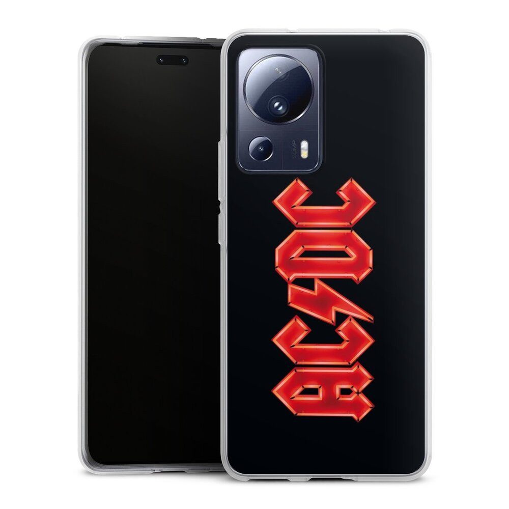 DeinDesign Handyhülle ACDC Logo Offizielles Lizenzprodukt ACDC Logo Large, Xiaomi 13 Lite Silikon Hülle Bumper Case Handy Schutzhülle