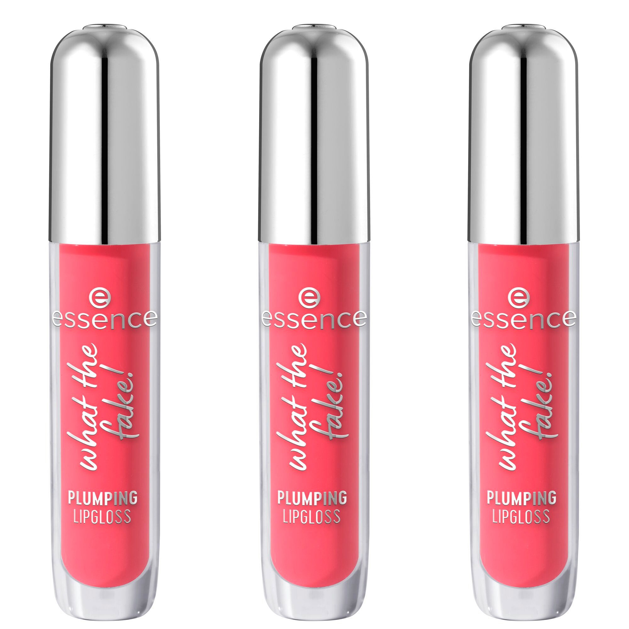 Essence Lip-Booster what the fake! PLUMPING LIPGLOSS, 3-tlg.
