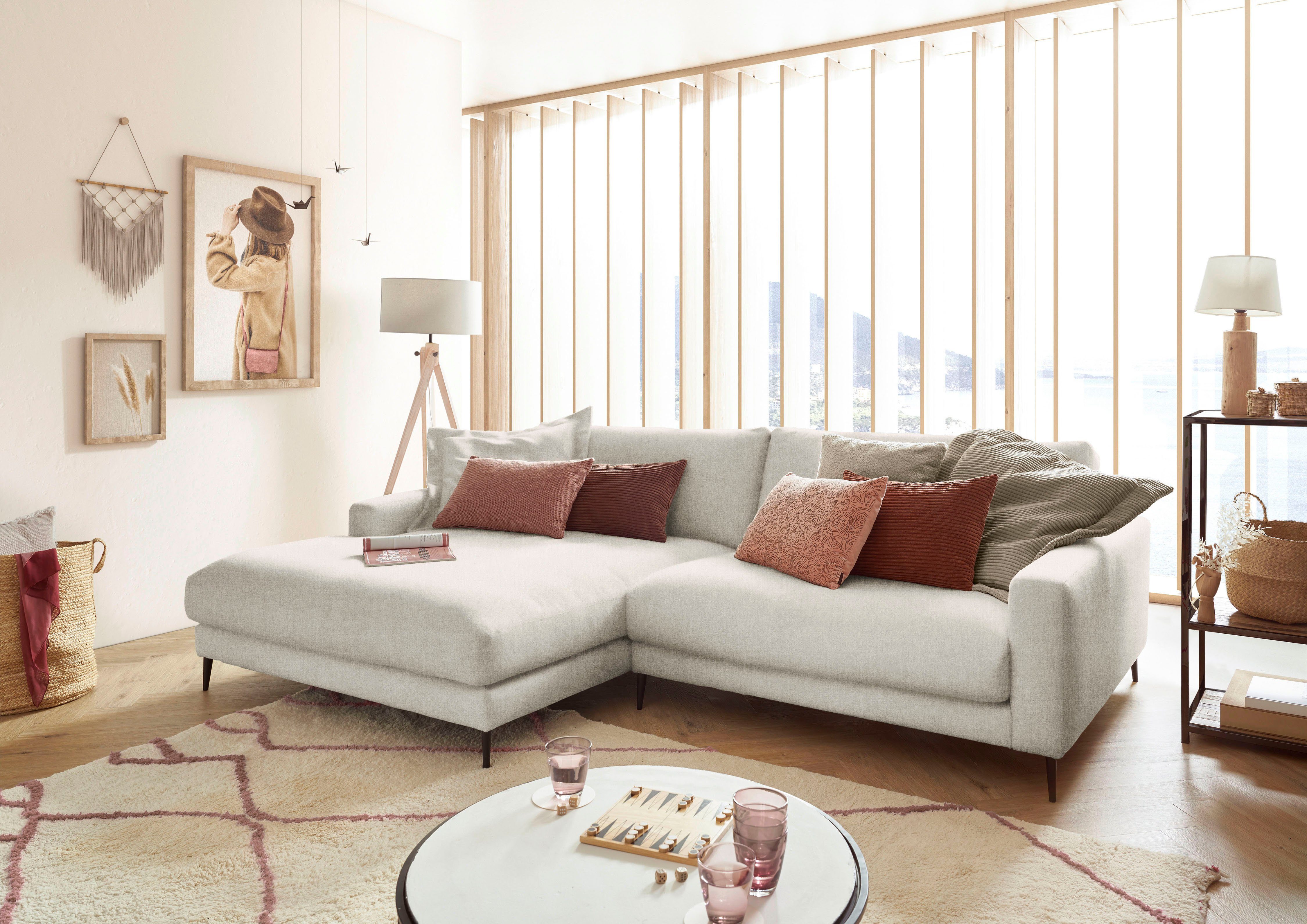 INOSIGN Ecksofa Downtown, B/T/H: 272/190/84 cm günstig online kaufen