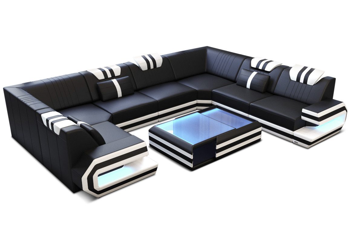 Sofa Dreams Wohnlandschaft Sofa Ledercouch Leder günstig online kaufen