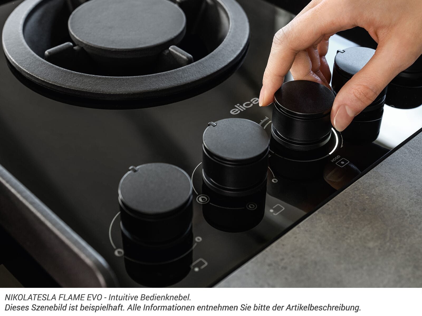 Elica Kochfeld mit Dunstabzug PRF0196341 + KIT0199838