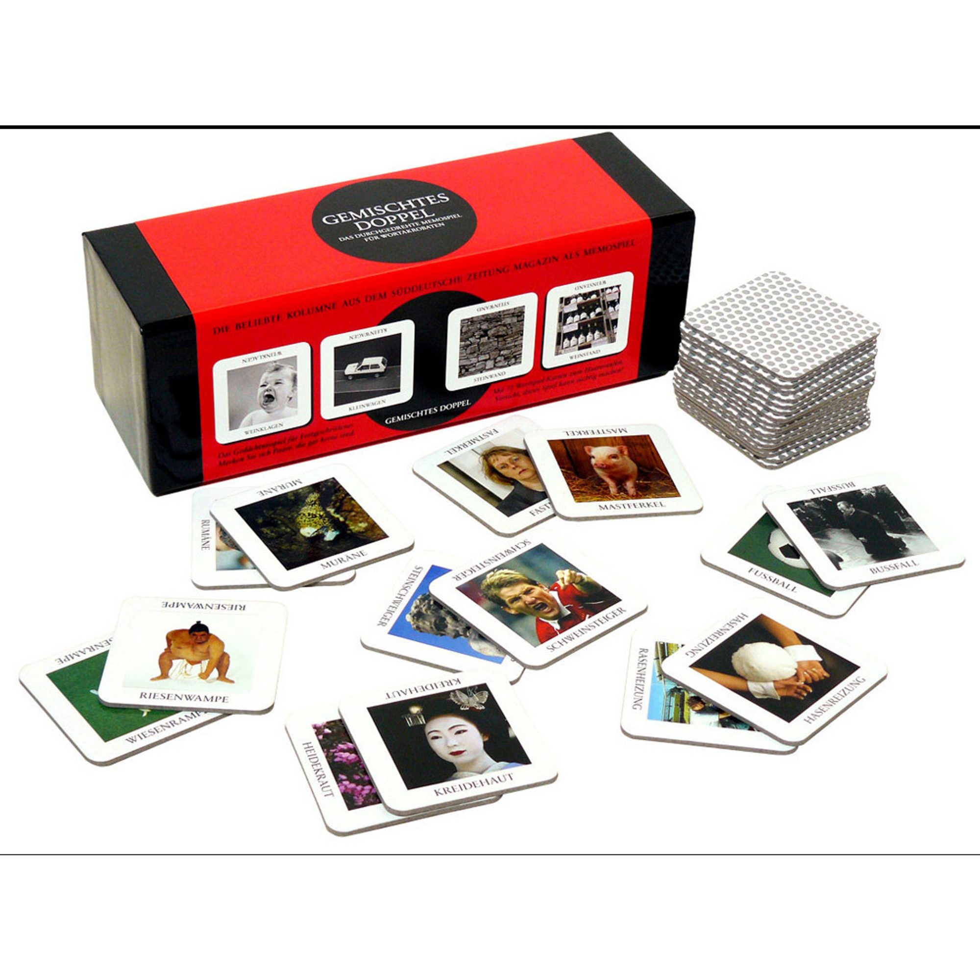 Pegasus Spiel Pegasus Gemischtes Doppel - Das Memospiel für Wortakrobaten, Denkspiel, Familienspiel