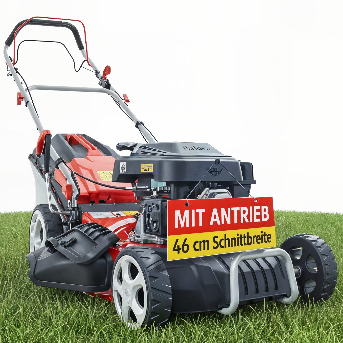 Hecht Benzinrasenmäher 547 SXW 5in1 mit Radantrieb Mulchkit Stahlgehäuse, 4 günstig online kaufen