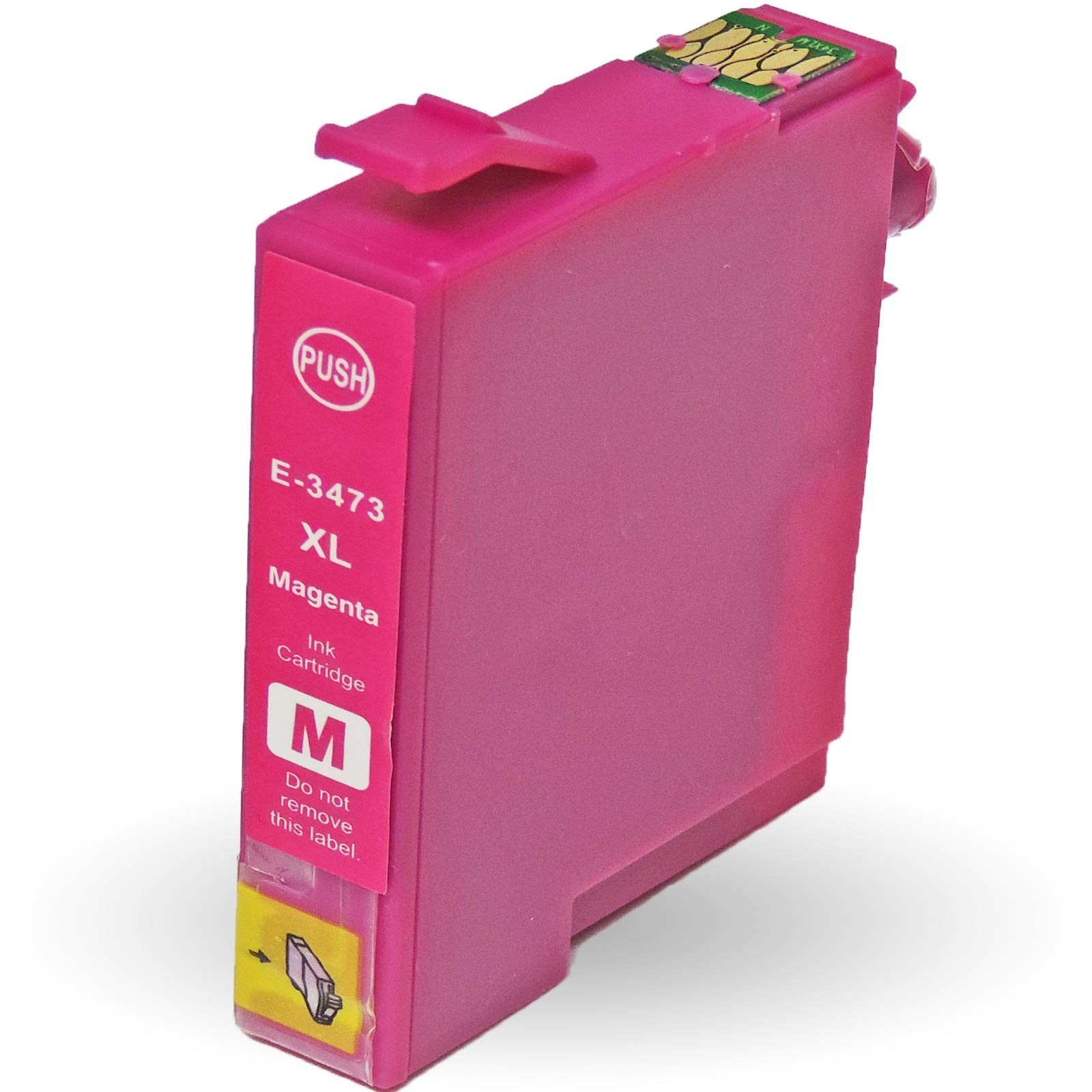 D&C Kompatibel Epson Golfball, T3473, Magenta 34XL, Tintenpatrone C13T34734010