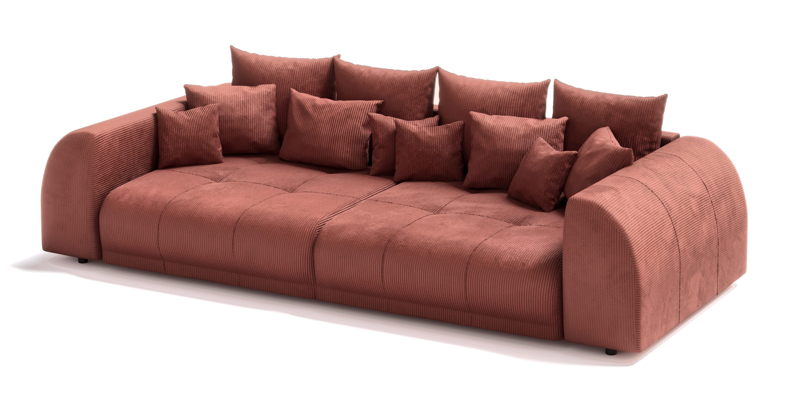 S-Style Möbel Big-Sofa Levana 5-Sitzer Boxspringfederung günstig online kaufen