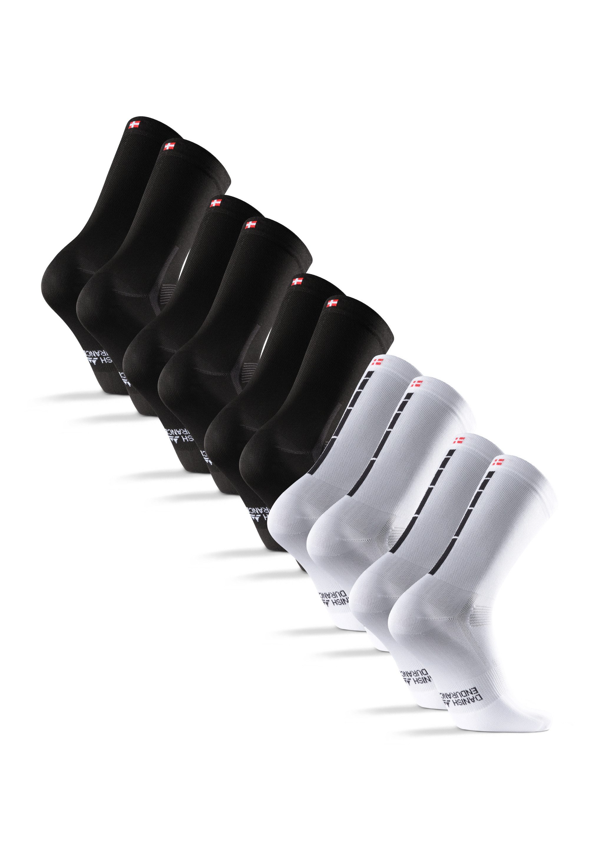 DANISH ENDURANCE Basicsocken long cycling (5-Paar) Funktionssocken, Peak-Performance beim Fahrrad fahren