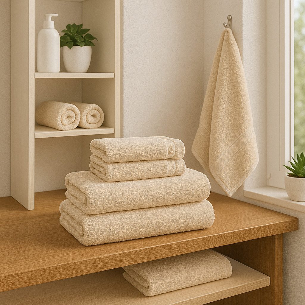 Betz Handtuch Set 5-TLG. Premium 1 Duschtuch 2 Handtücher 1 Gästetuch 1 Waschhandschuh, 100% Baumwolle