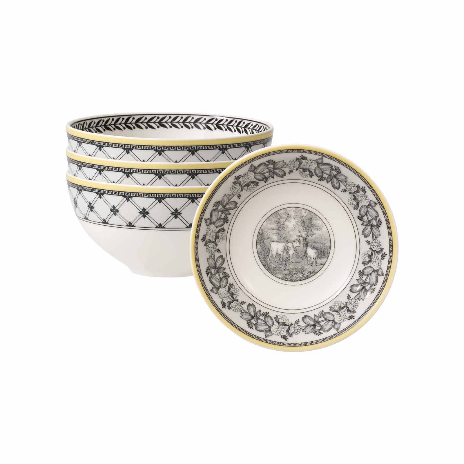 Villeroy & Boch Schale Audun Ferme Schälchen 150 ml 4er Set, Porzellan, (4x Schale, 4-tlg)