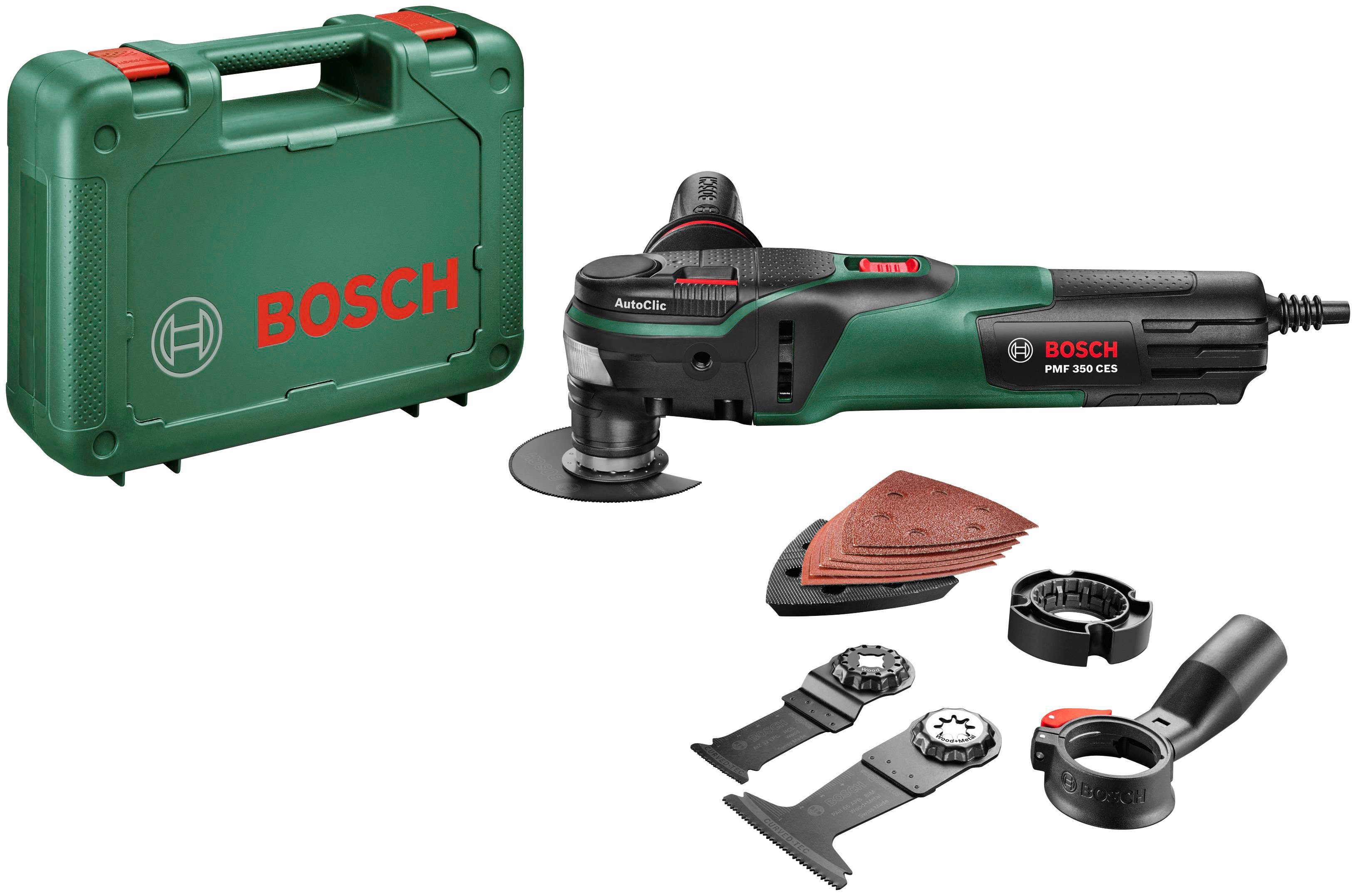 Aktuelle Modeinformationen Bosch Home & W W, 350 350 Elektro-Multifunktionswerkzeug 350 CES, PMF Set, Garden