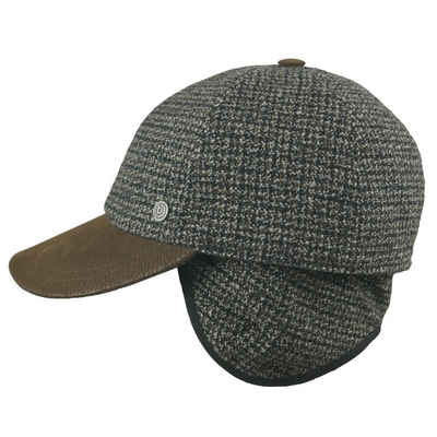 bugatti Baseball Cap Bugatti Brown Wool Earflap Basecap