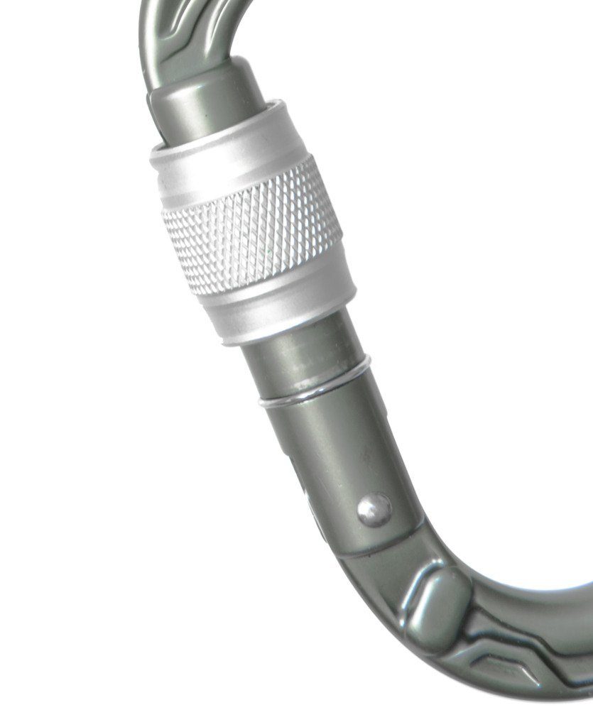 Edelrid Karabiner HMS Bulletproof Screw - Verschlusskarabiner - slate