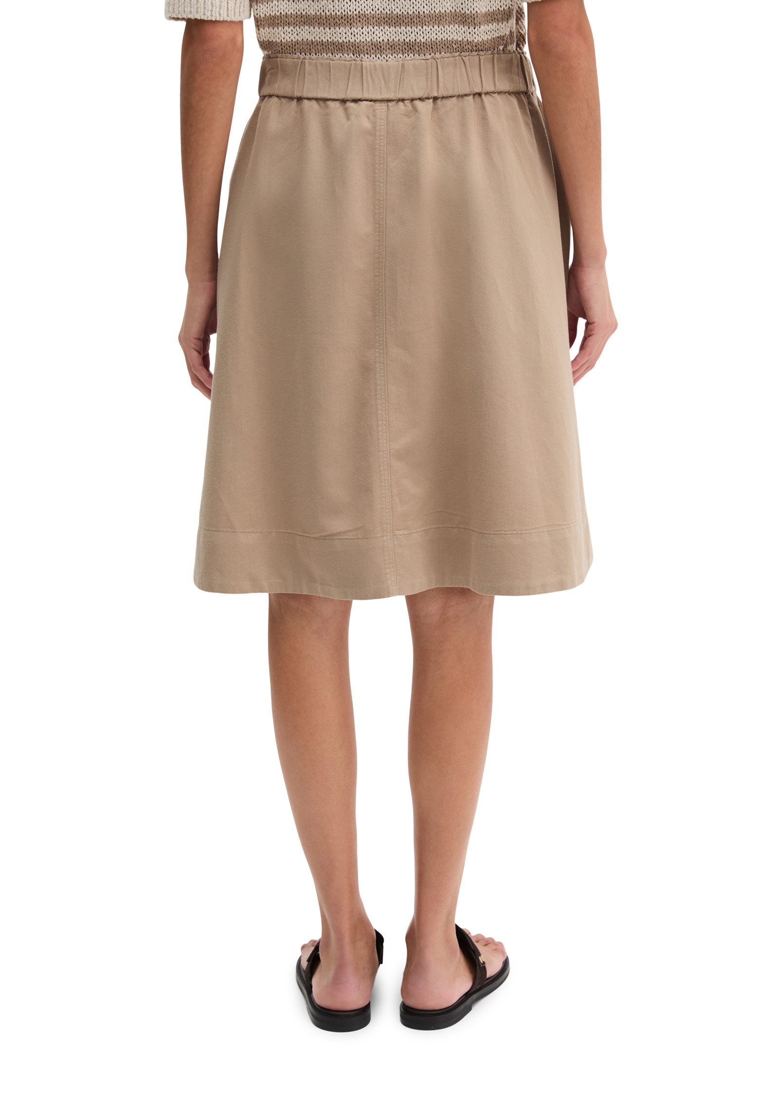 Marc O'Polo Webrock aus Organic Cotton-Lyocell-Leinen-Mix