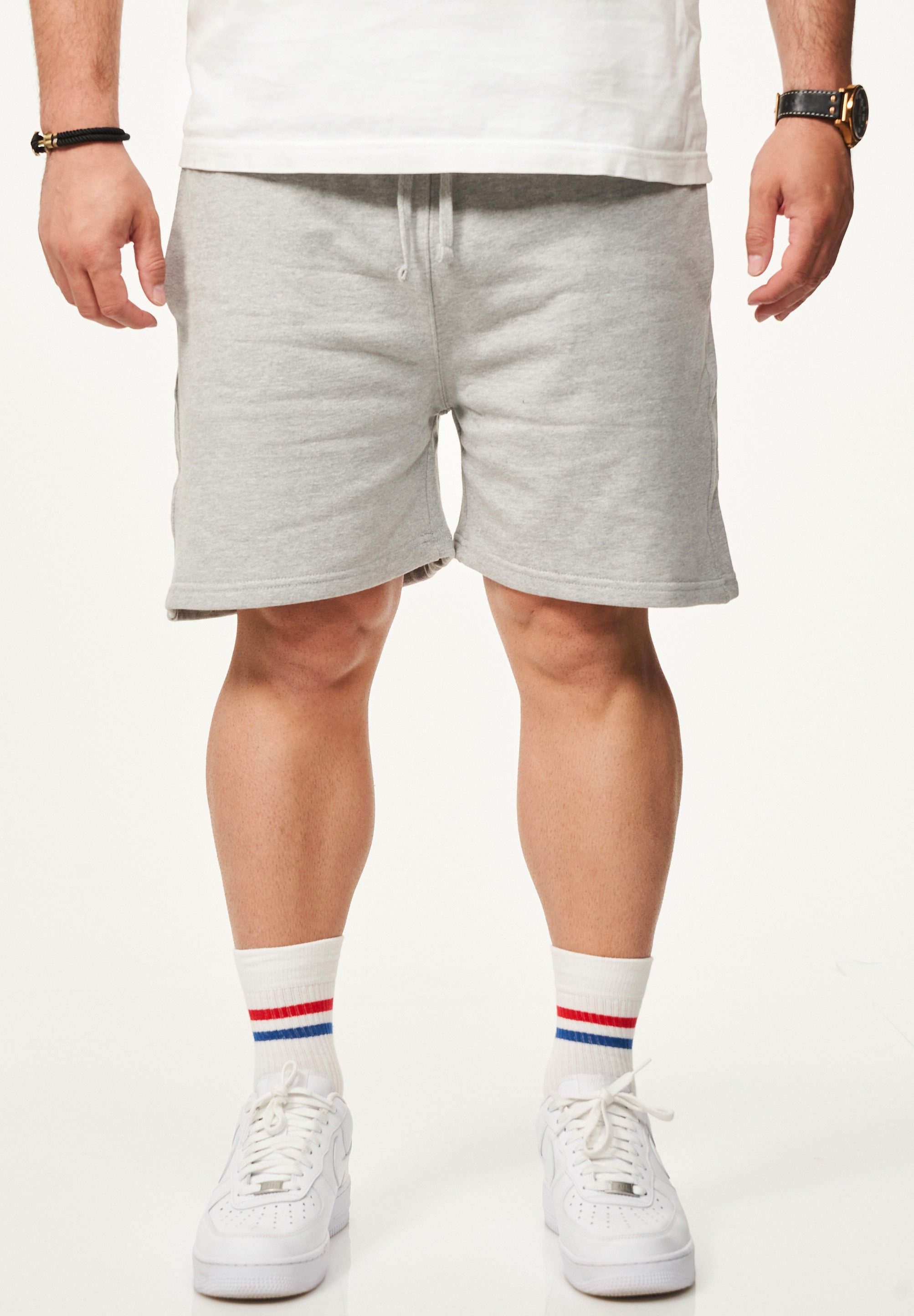 BEHYPE STUDIOS Sweatshorts im lockeren Relaxed-Fit aus 100% Baumwolle für H günstig online kaufen