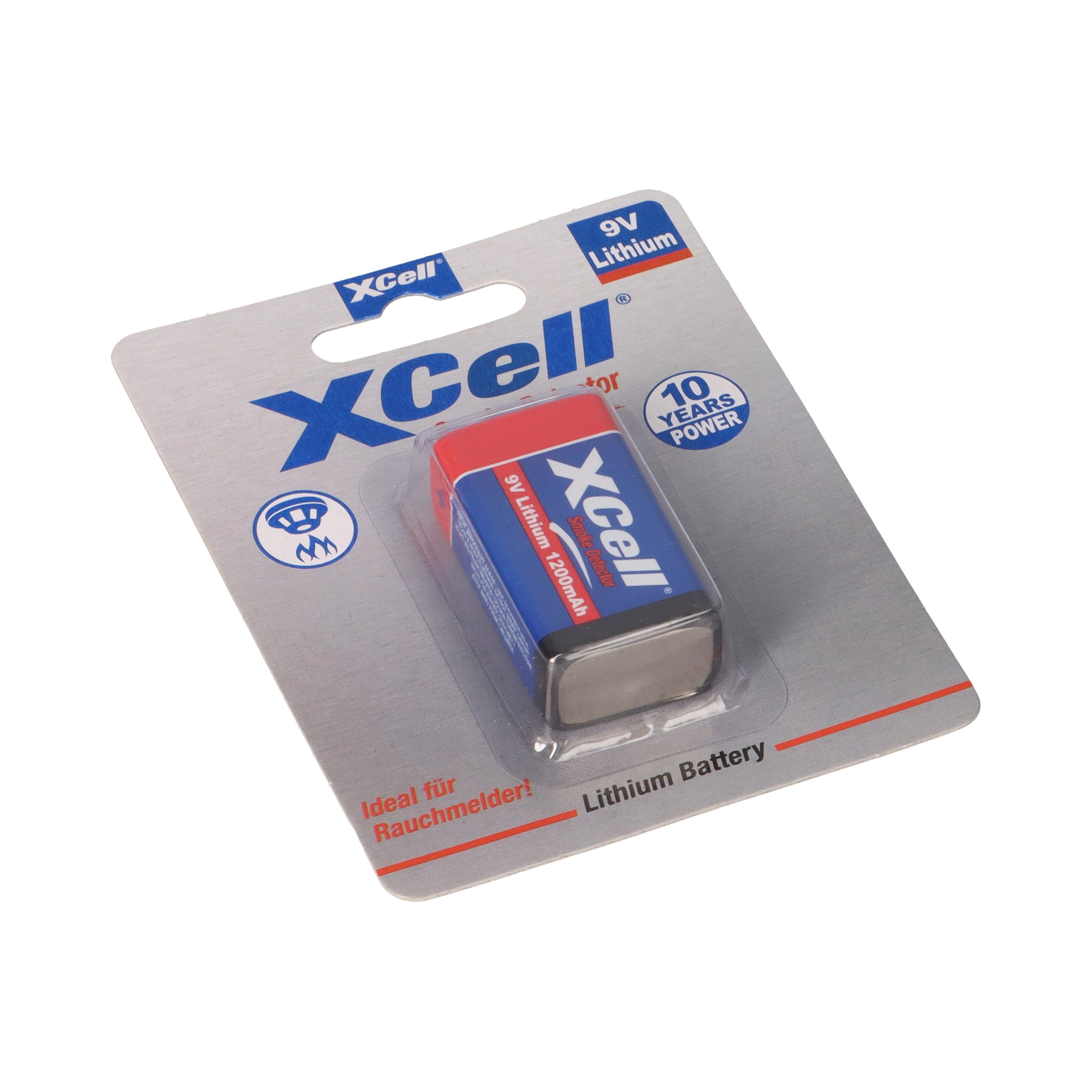 XCell XCell Lithium 9V Block 1200 mAh 6AM6 1er Blister Batterie