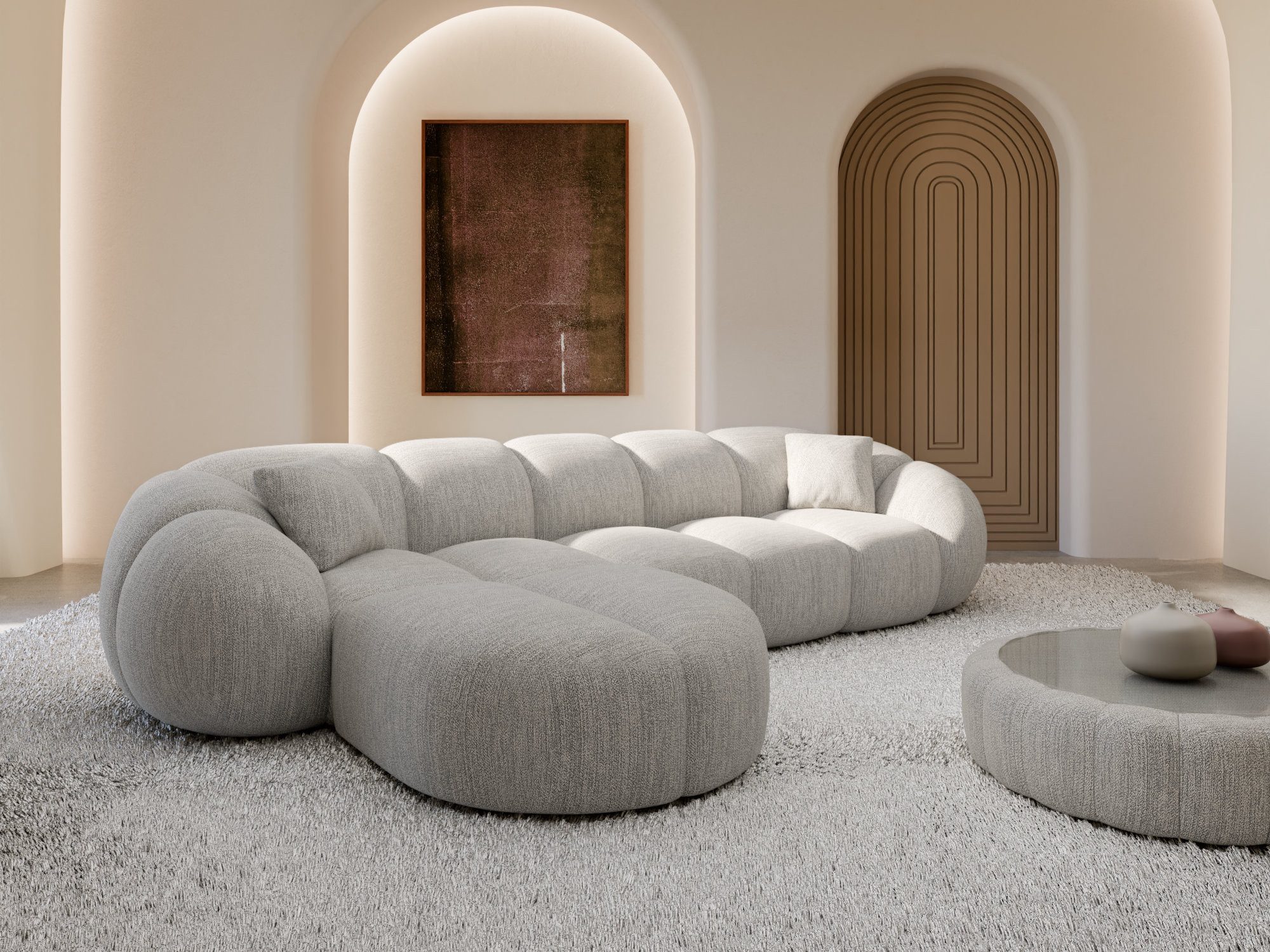 Sofa Dreams Ecksofa Polster Ecksofa Valderosa L Form kurz, Ecksofa, L-Form, Zeitloser Look in L-Form, 2 Zierkissen inklusive