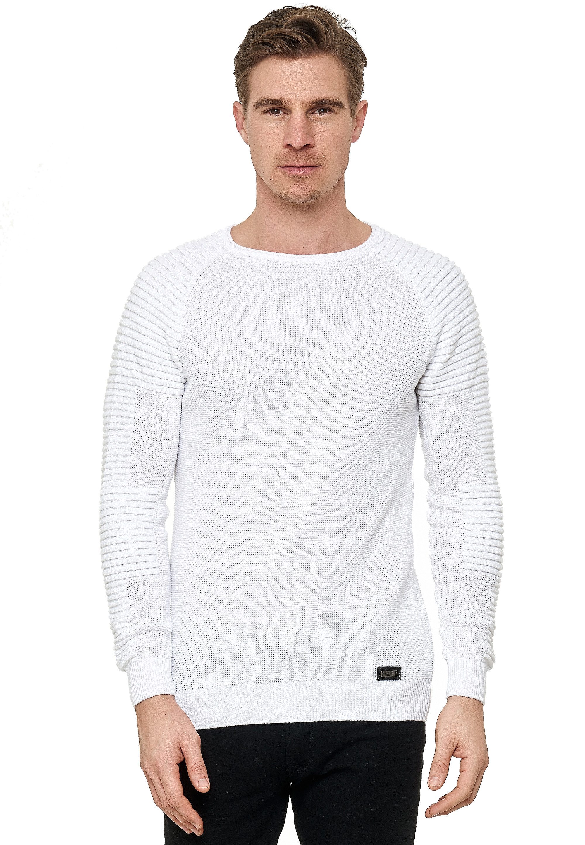 Rusty Neal Strickpullover mit modernem Rundhalsausschnitt günstig online kaufen