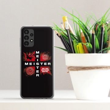 DeinDesign Handyhülle Bayer 04 Leverkusen Meister Offizielles Lizenzprodukt, Samsung Galaxy A13 4G Silikon Hülle Bumper Case Handy Schutzhülle