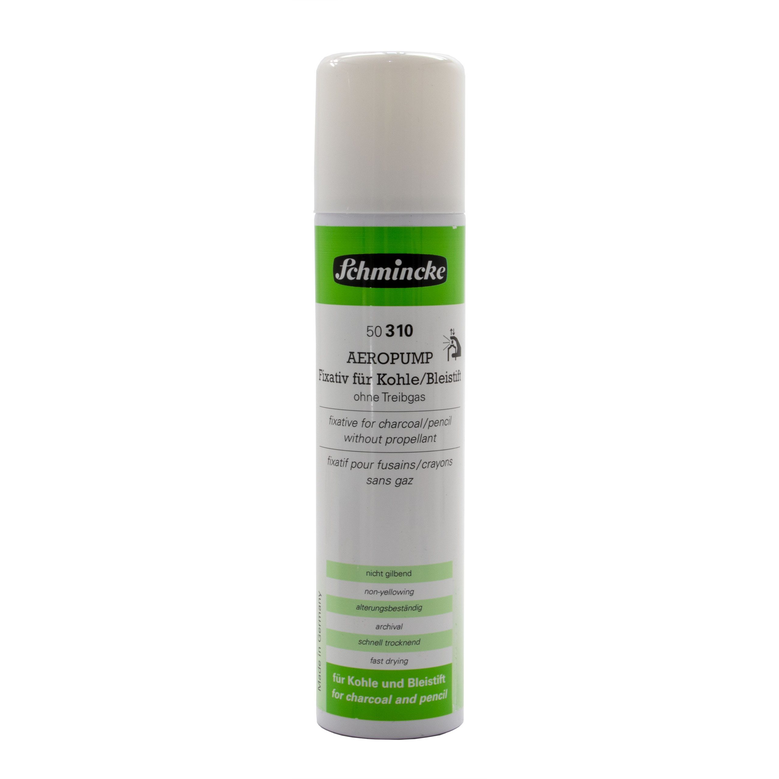 Schmincke Pastellkreide Fixativ für Kohle und Bleistift - 350ml AEROPUMP 50 310 040