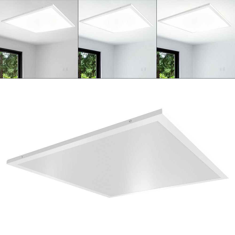 Aufbau weiß - Tages-Licht Panel LED Ein Zimmer LED neutralweiß Lampe 40W Panel Panel, etc-shop Arbeits Strahler Decken