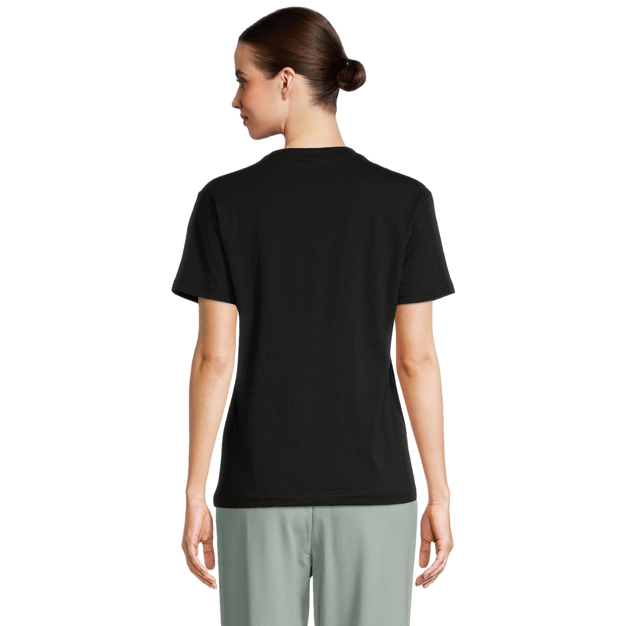 - Schwarz T-Shirt, double Pack 2er Damen tee T-Shirt BARI Fila pack (Black)