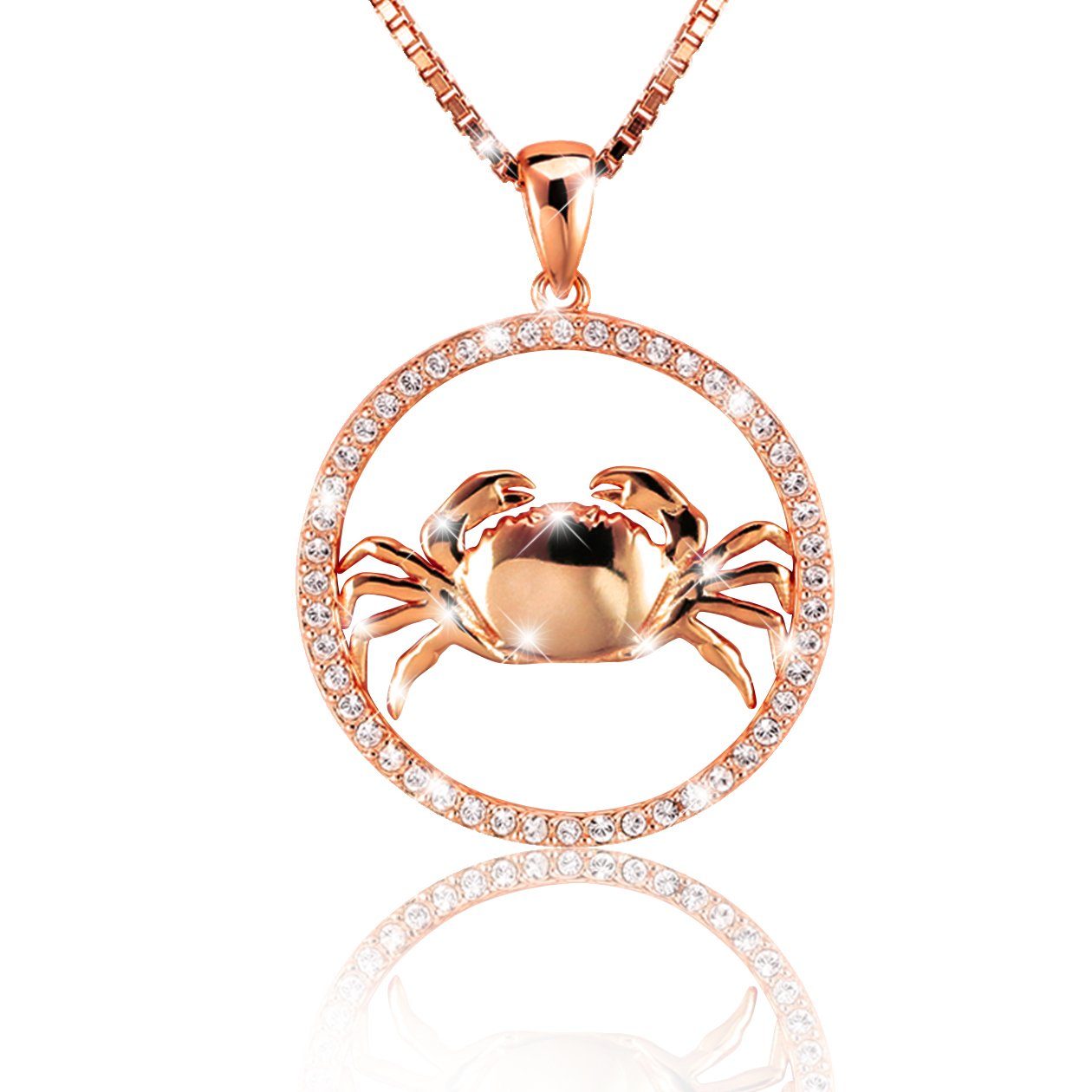 Kette mit Anhänger Shine Krebs