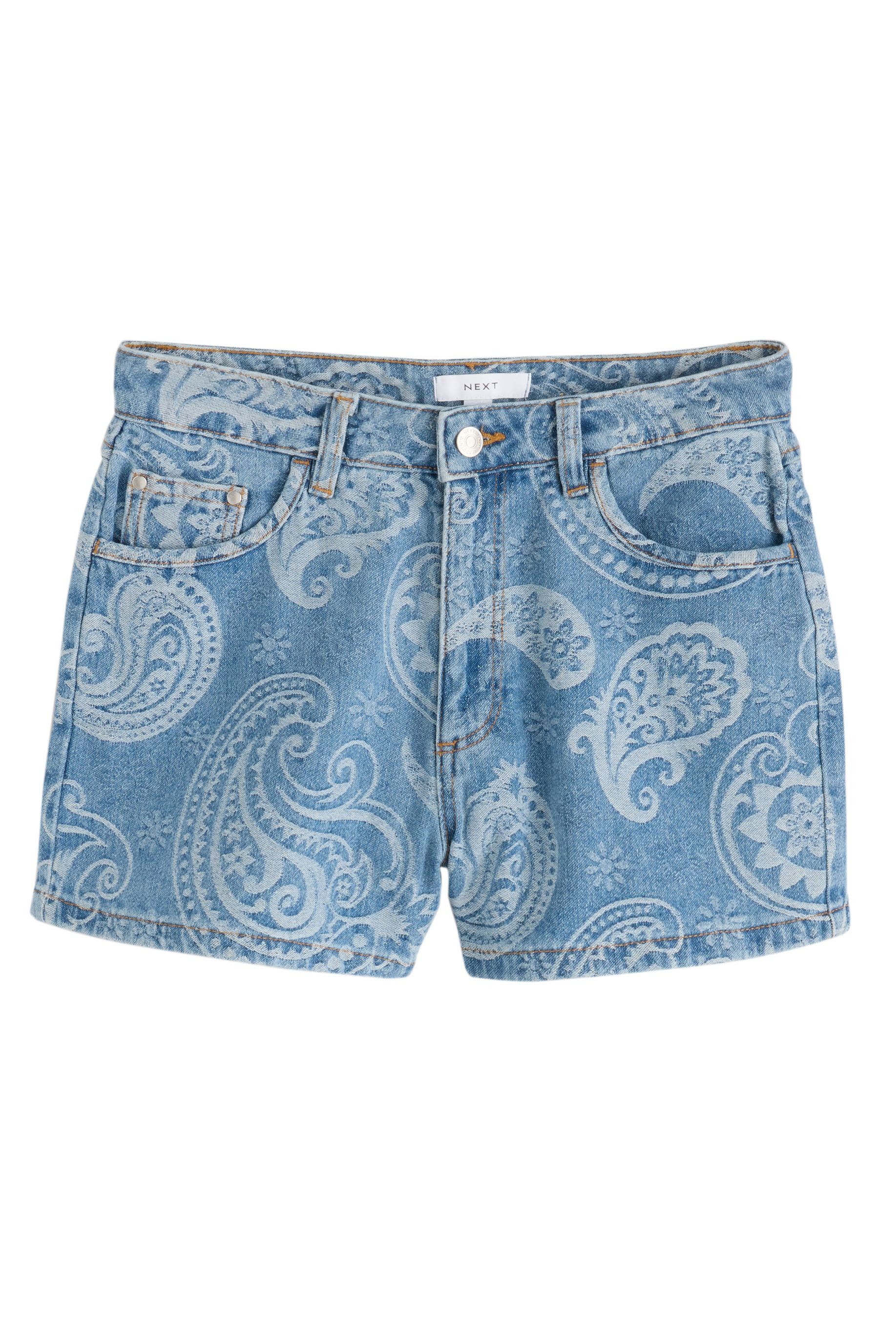 Next Shorts Mom-Shorts mit hohem Bund (1-tlg)