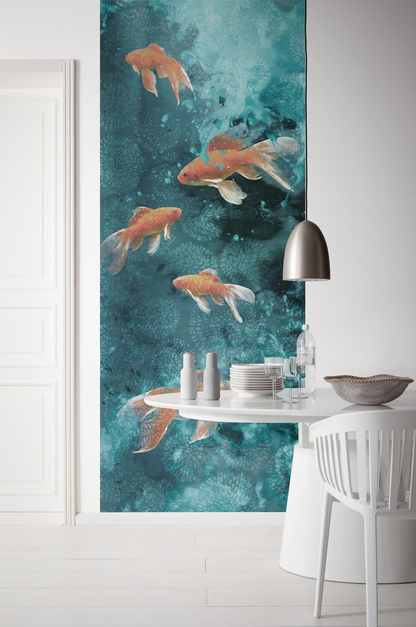 Komar Fototapete Vlies Fototapete - Fische - Größe 100 x 250 cm, glatt, Motiv, bedruckt, (1 St)