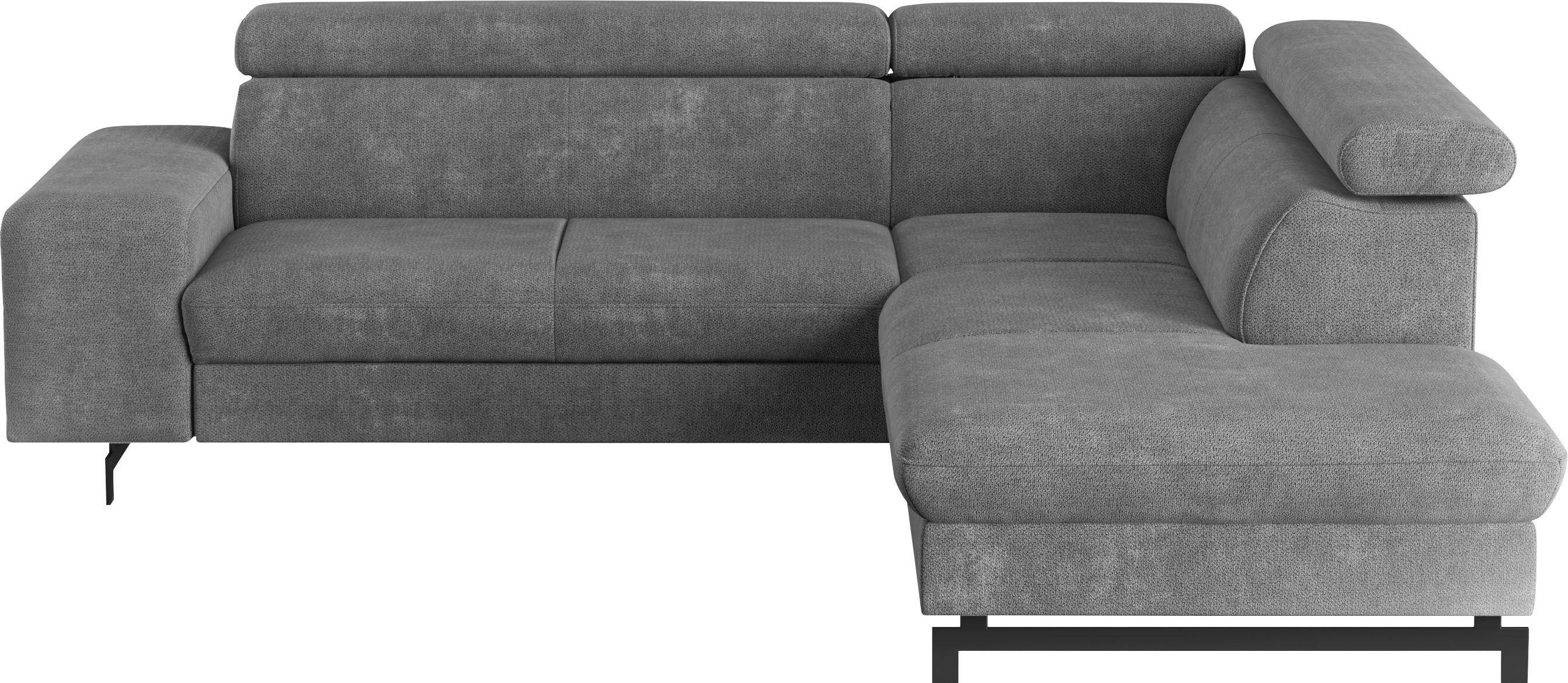 COTTA Ecksofa "Emma L-Form", mit Kopfteilverstellung, wahlweise mit Bettfun günstig online kaufen