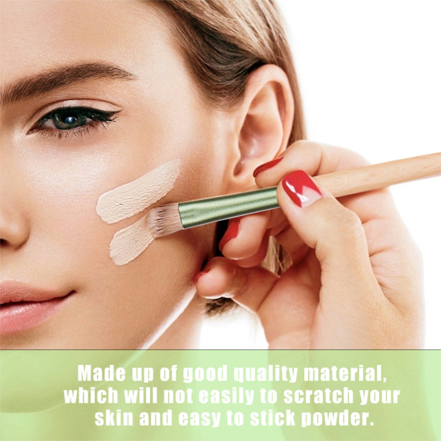 WS-Trend Kosmetikpinsel-Set 10-teiliges Make-Up-Pinsel Brushes, 10 tlg