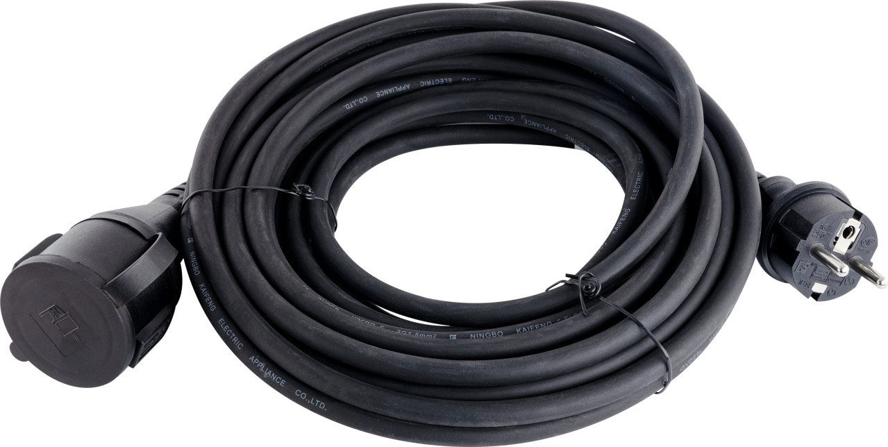 REV Ritter GmbH Verlängerungskabel Außen 10 m H05RR-F 3G1,5mm², Verlängerungskabel