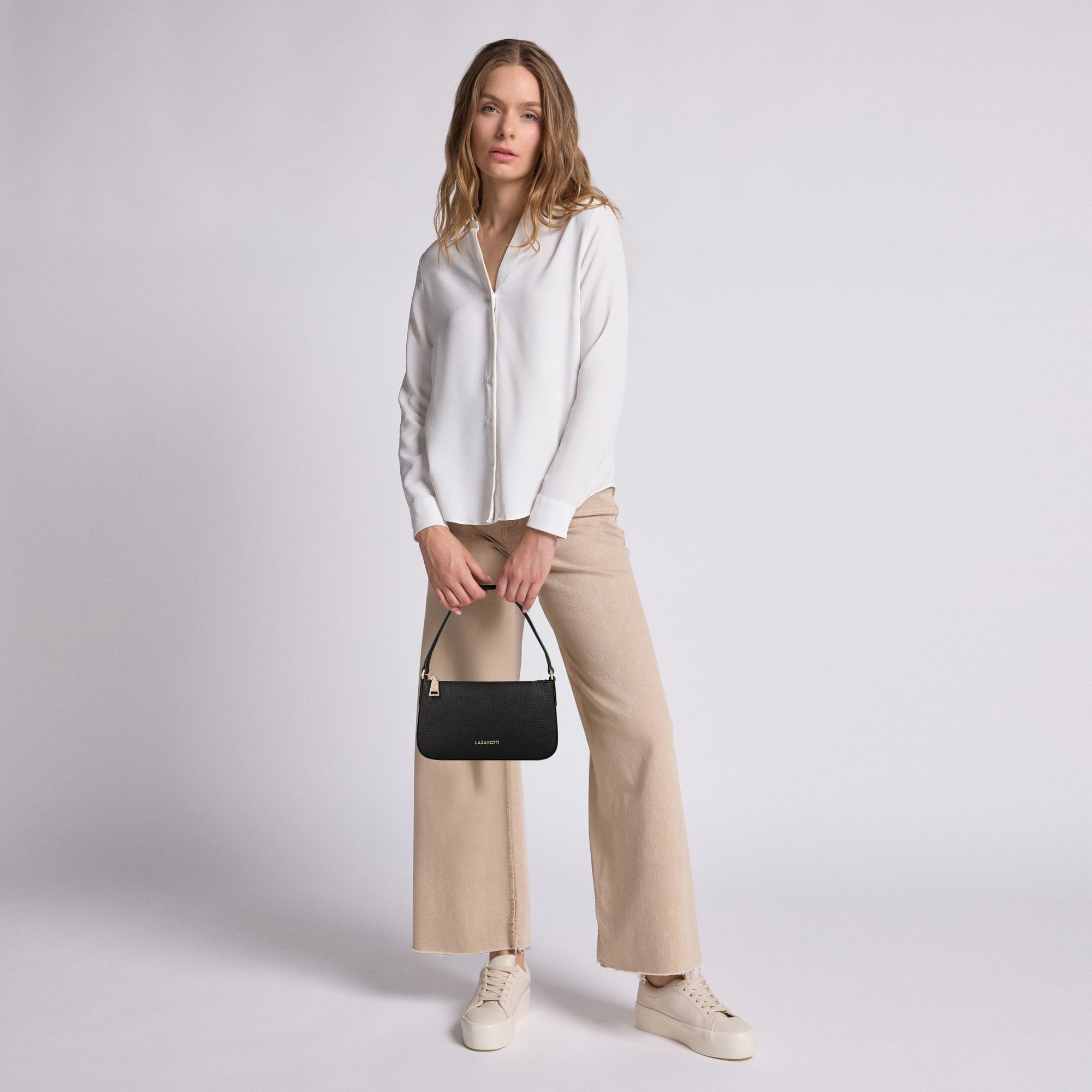 Lazarotti Schultertasche Bologna Leather, Leder günstig online kaufen