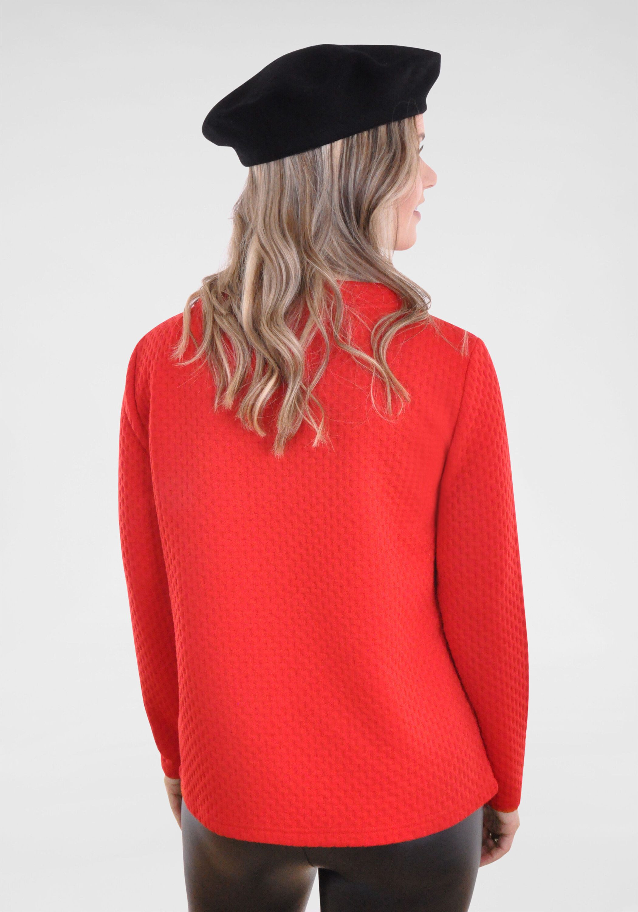 NAVIGAZIONE Sweatshirt (1-tlg) mit Struktur