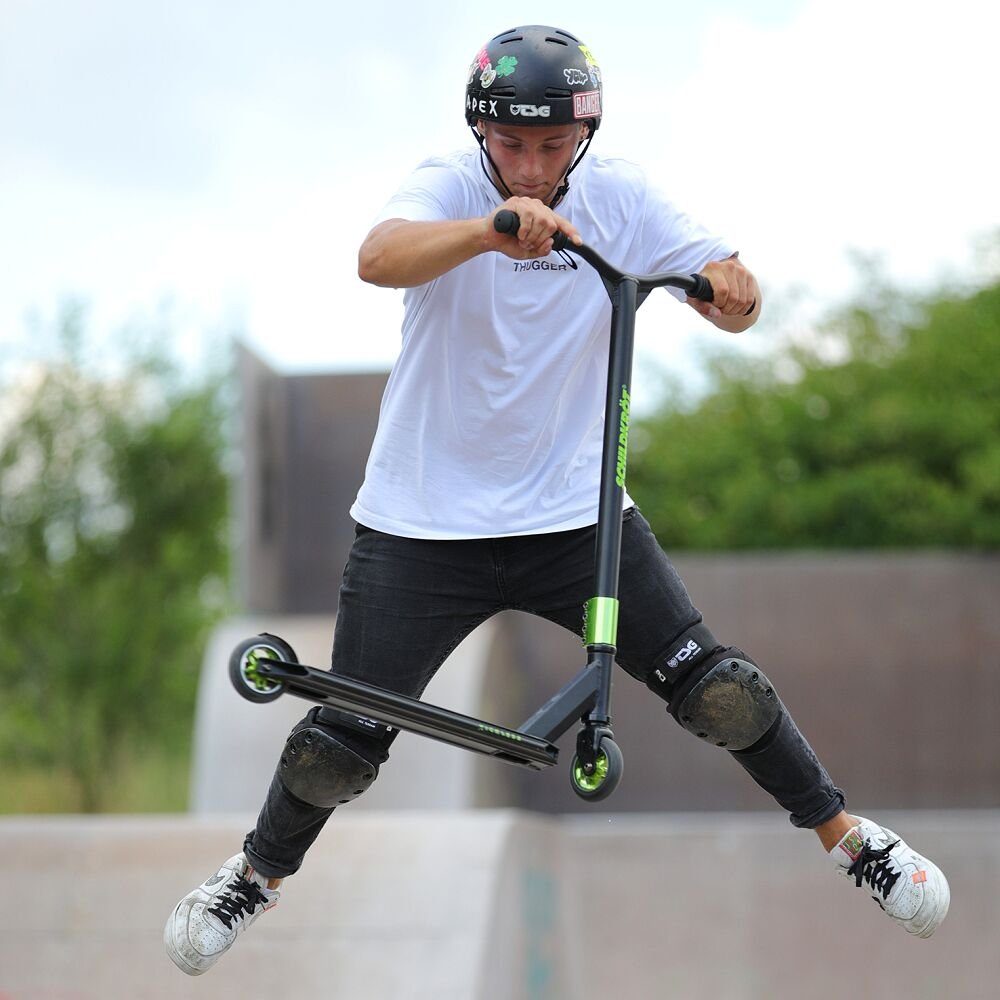 Schildkröt Scooter Scooter-Roller Kickless, Stahlgabel mit CNC-Ausfräsung