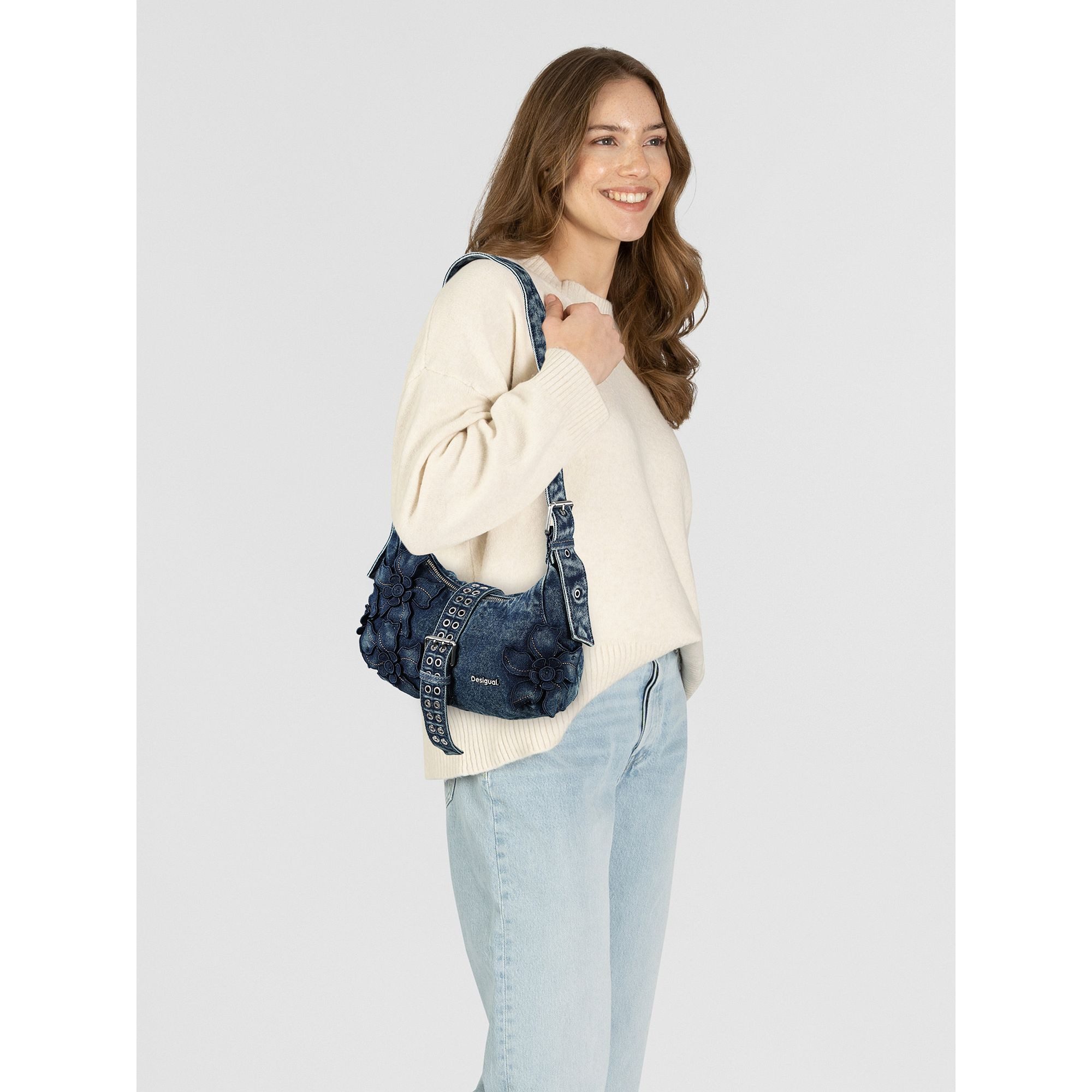 Desigual Schultertasche Curio, Baumwolle