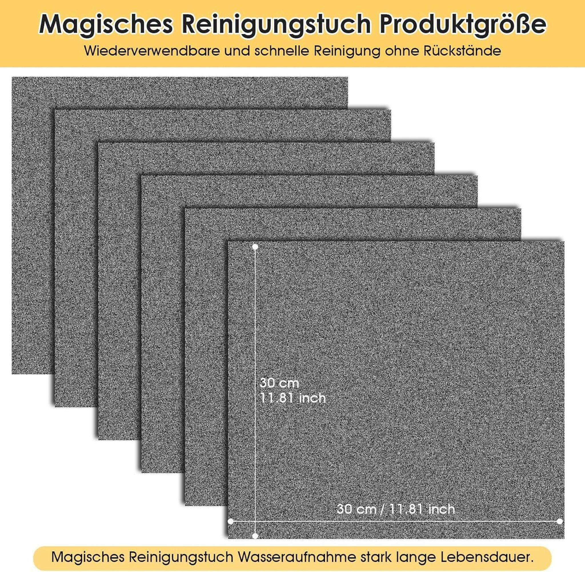 FELIXLEO Magisches Reinigungstuch Verdicktes Putztuch Set Reinigungstücher (1-tlg) – Bild 5 von 5